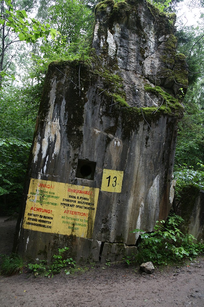 Wilczy Szaniec, bunkry
Gierłoż, Mazury 2013
